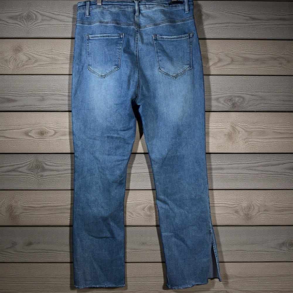 Risen Los Angeles Blue baggy Flare high rise Women's Jeans 2 XL - Picture 9 of 9